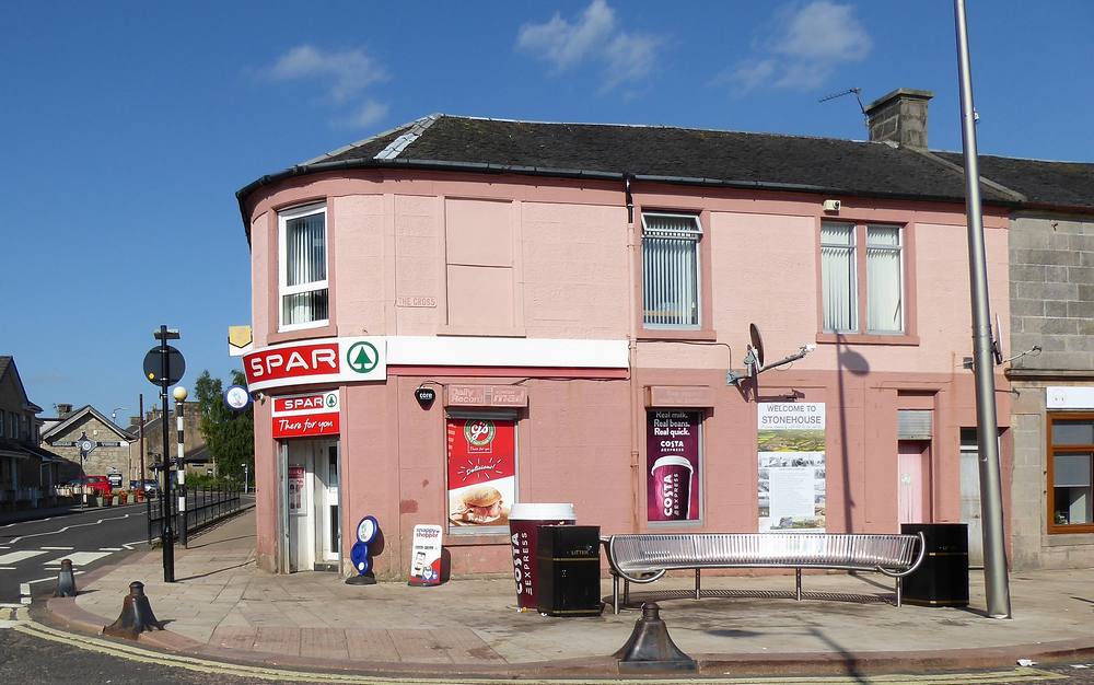 Spar convenience store at the Cross (Main Square).